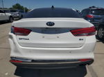 2018 Kia Optima Ex White vin: 5XXGU4L38JG225413