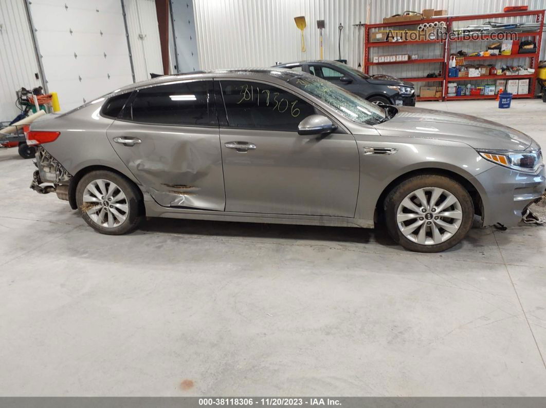 2018 Kia Optima Ex Gray vin: 5XXGU4L38JG226349