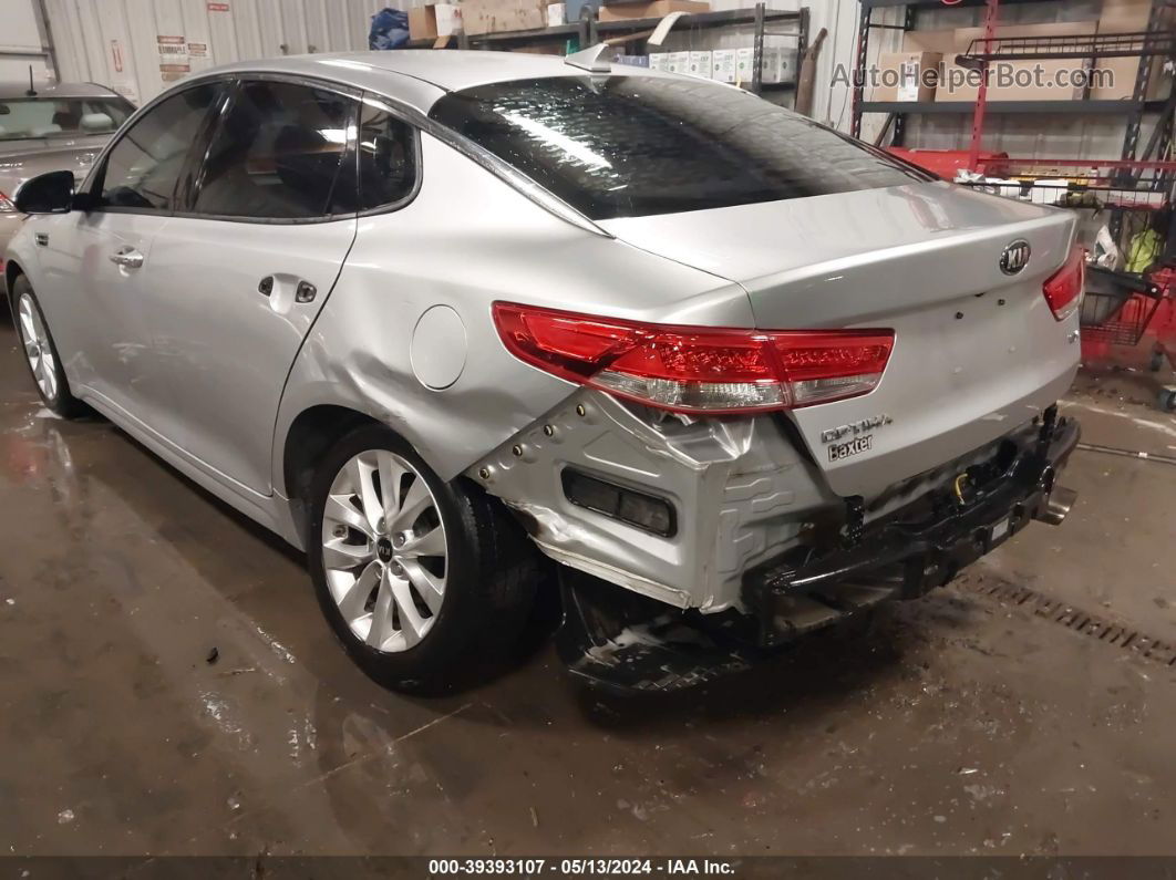 2016 Kia Optima Ex Silver vin: 5XXGU4L39GG072923