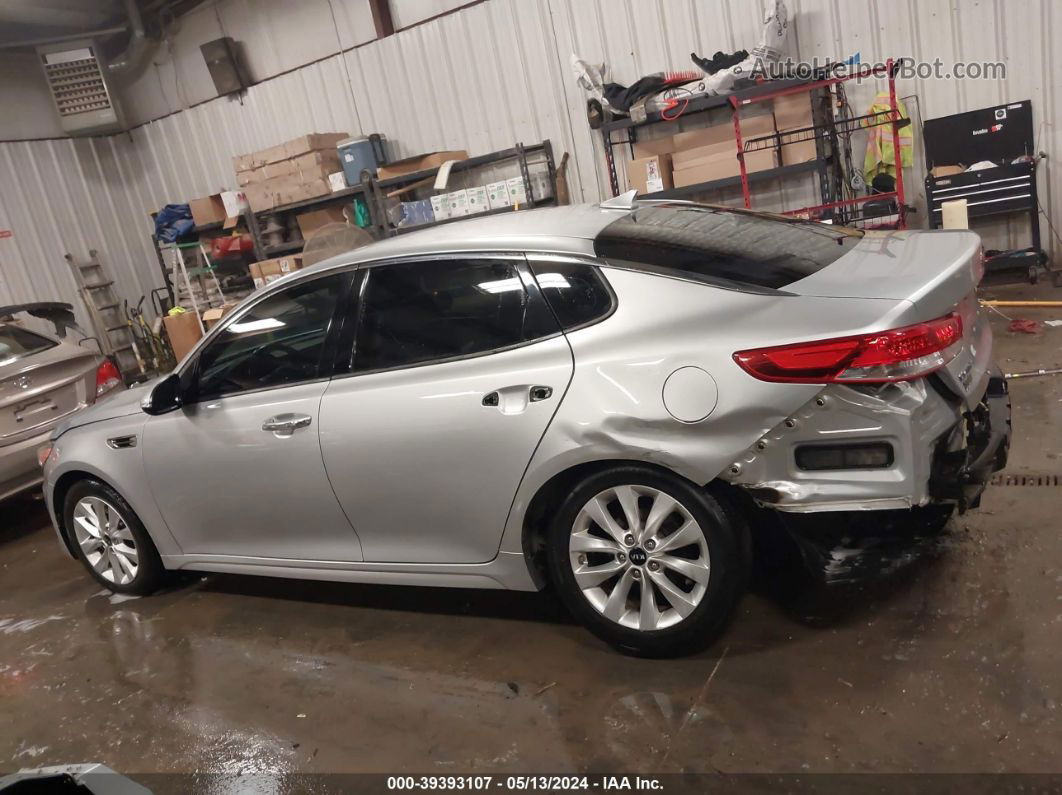 2016 Kia Optima Ex Silver vin: 5XXGU4L39GG072923