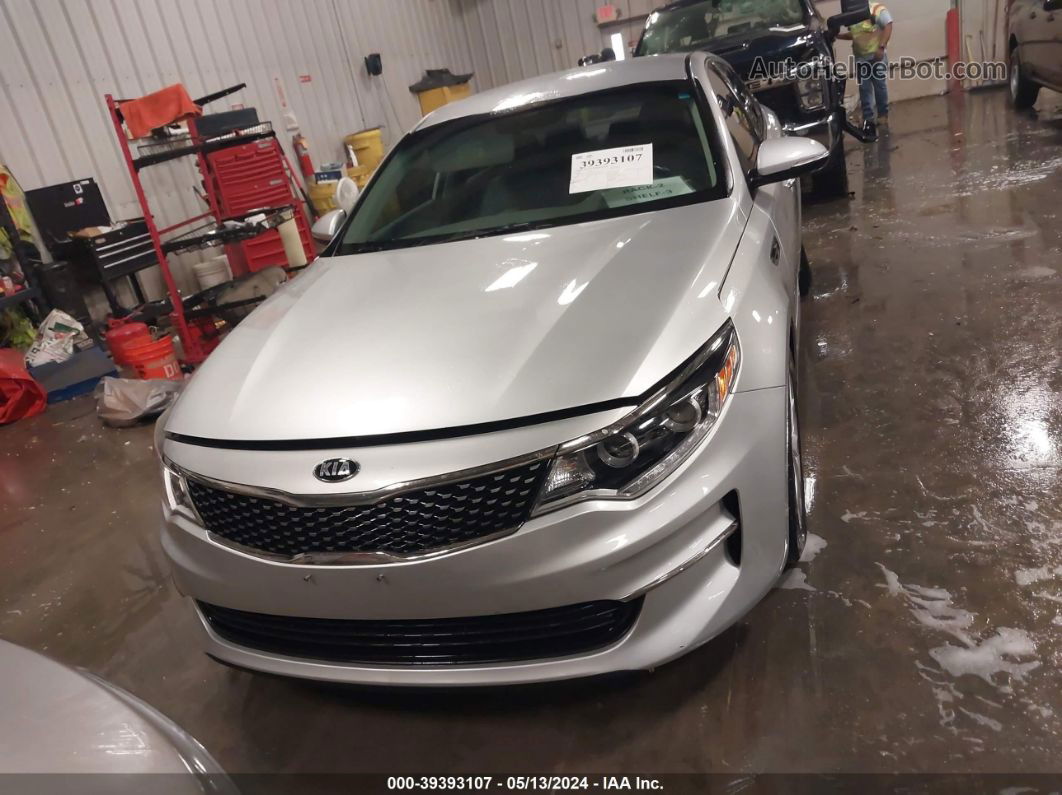 2016 Kia Optima Ex Silver vin: 5XXGU4L39GG072923