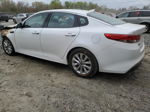 2016 Kia Optima Ex White vin: 5XXGU4L39GG090032