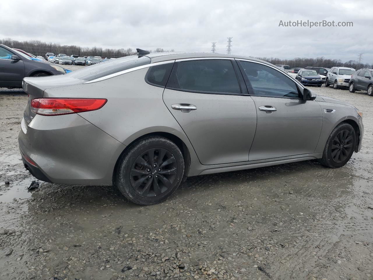 2016 Kia Optima Ex Серебряный vin: 5XXGU4L39GG107234