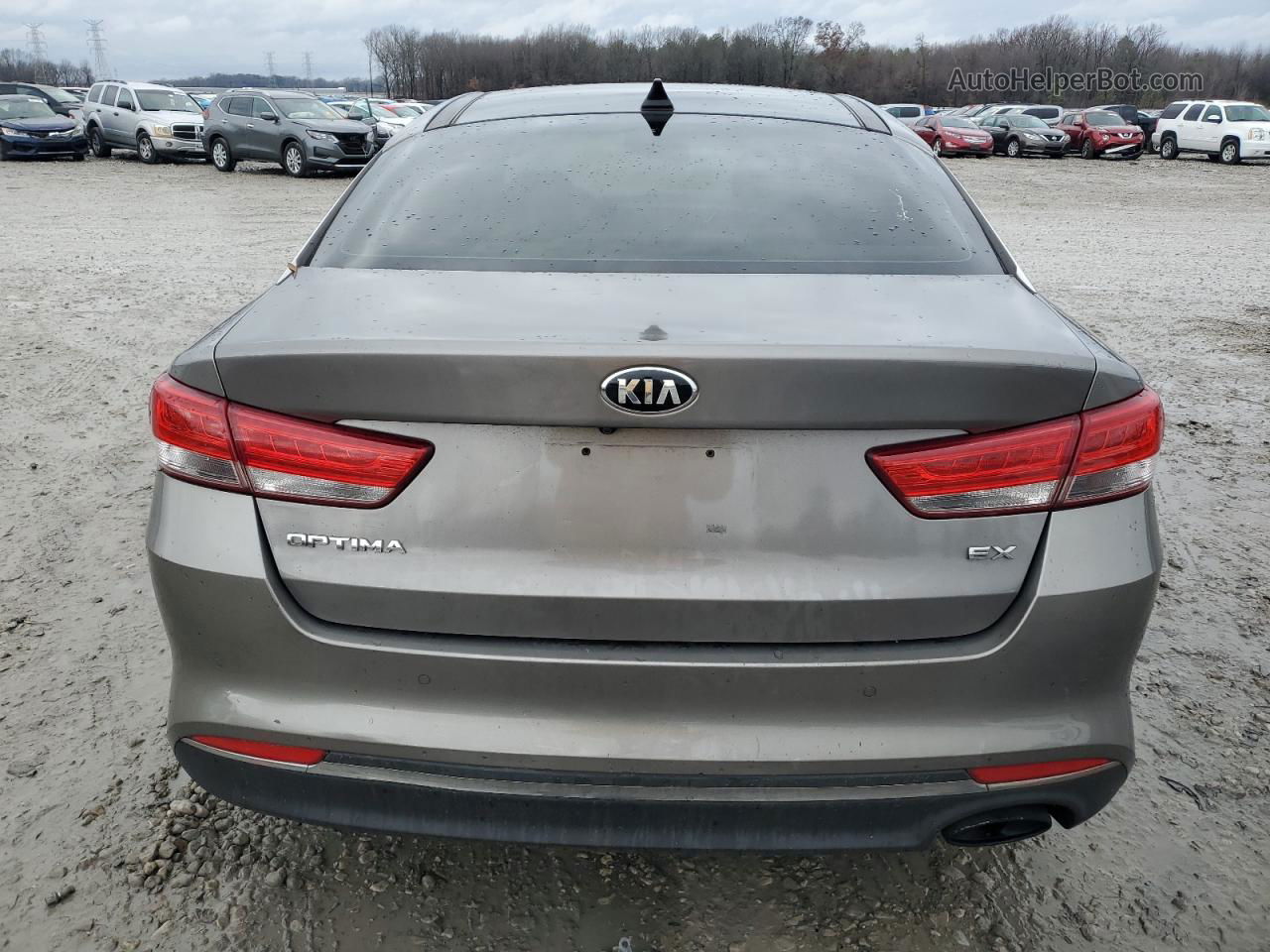 2016 Kia Optima Ex Серебряный vin: 5XXGU4L39GG107234