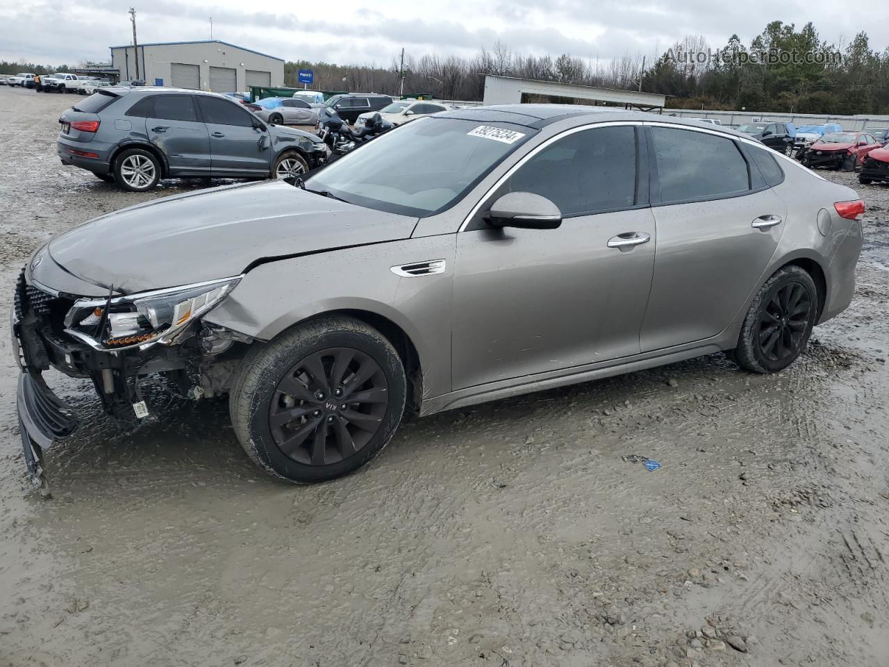 2016 Kia Optima Ex Серебряный vin: 5XXGU4L39GG107234