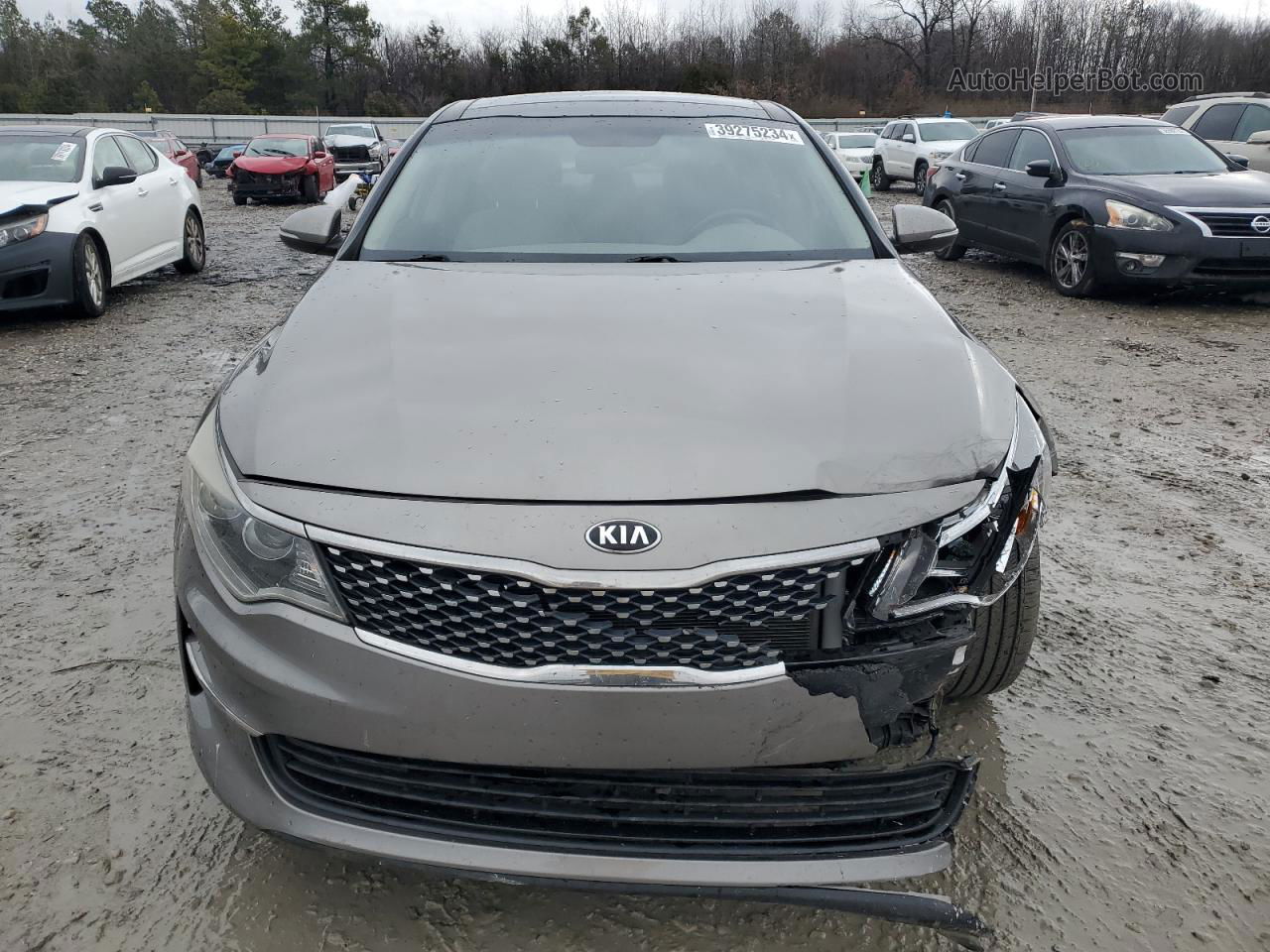 2016 Kia Optima Ex Серебряный vin: 5XXGU4L39GG107234