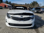 2017 Kia Optima Ex White vin: 5XXGU4L39HG143619