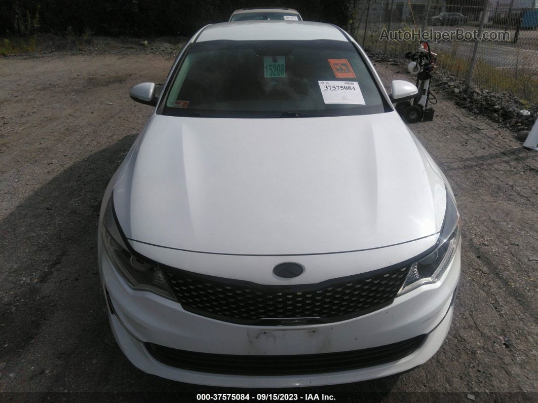 2017 Kia Optima Ex White vin: 5XXGU4L39HG178385