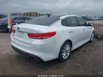 2016 Kia Optima Ex White vin: 5XXGU4L3XGG008776