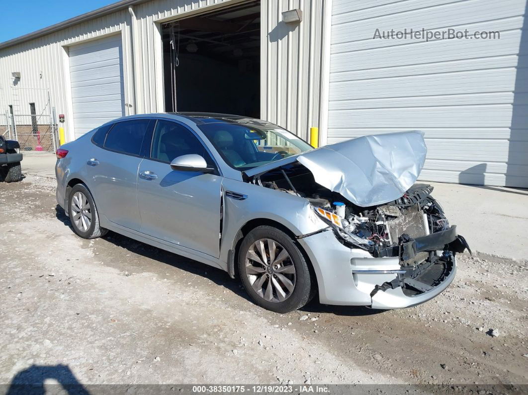 2016 Kia Optima Ex Серебряный vin: 5XXGU4L3XGG011337