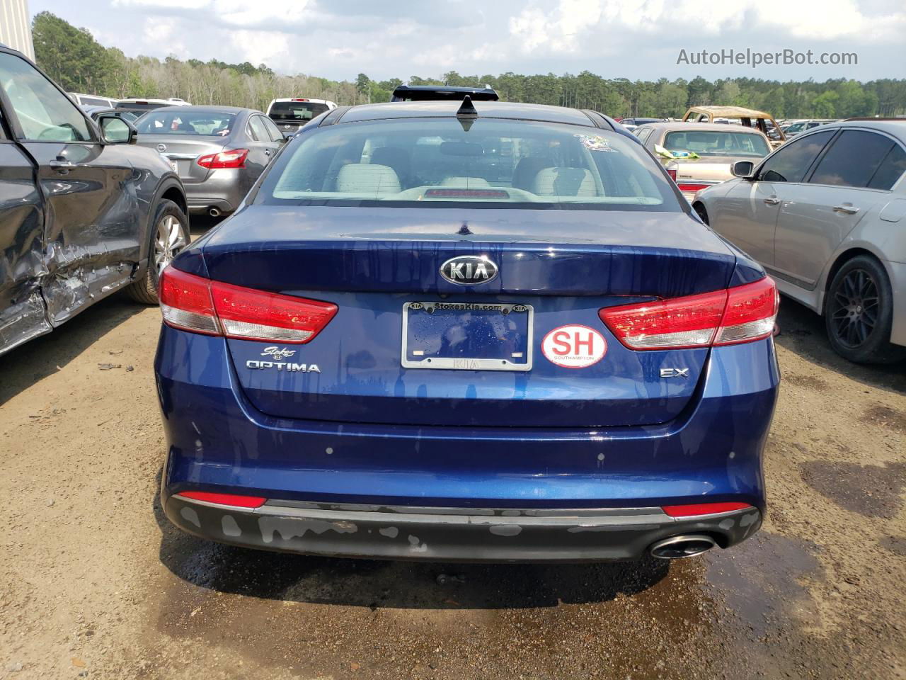 2016 Kia Optima Ex Blue vin: 5XXGU4L3XGG072574