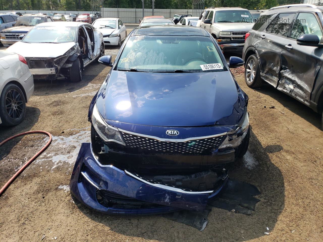 2016 Kia Optima Ex Синий vin: 5XXGU4L3XGG072574