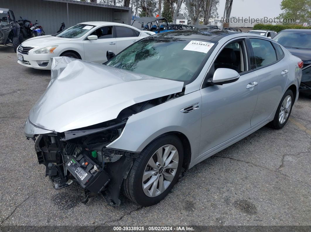 2017 Kia Optima Ex Silver vin: 5XXGU4L3XHG134248