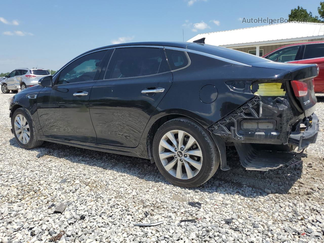 2017 Kia Optima Ex Черный vin: 5XXGU4L3XHG137599