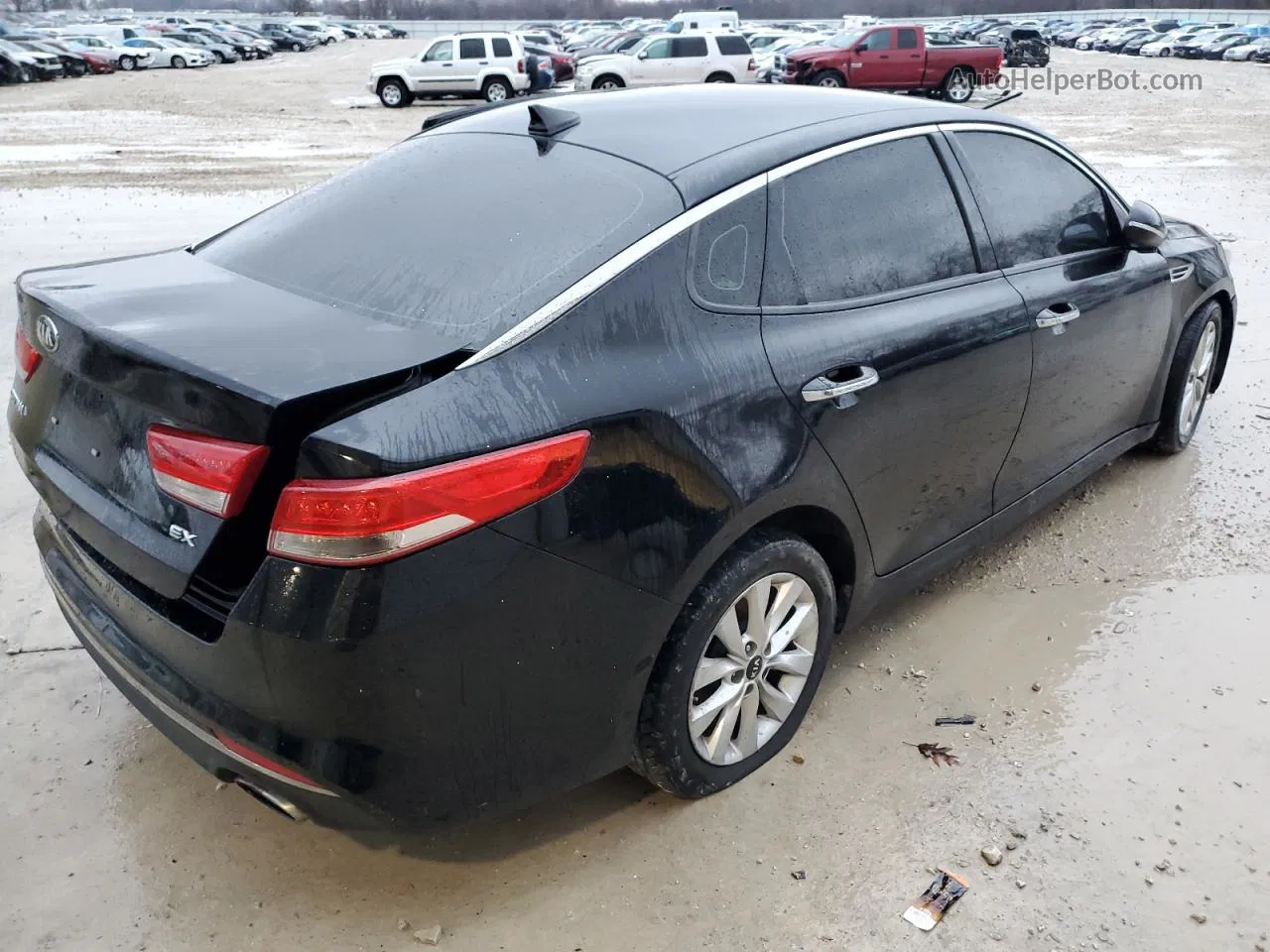 2017 Kia Optima Ex Black vin: 5XXGU4L3XHG150546