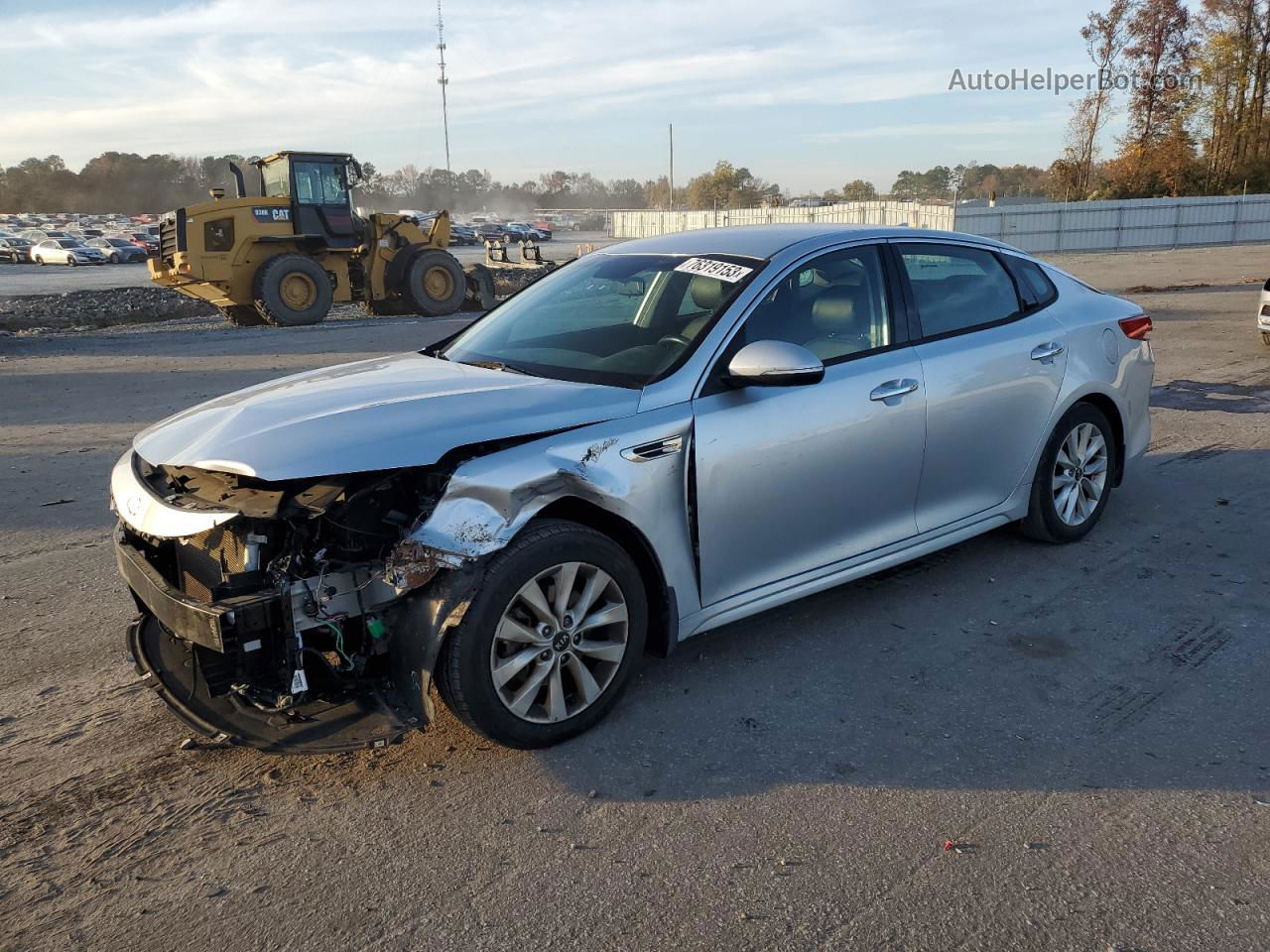 2018 Kia Optima Ex Silver vin: 5XXGU4L3XJG198280