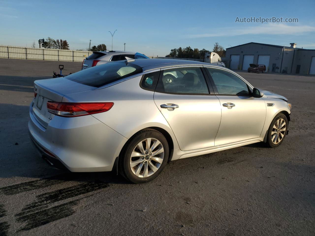 2018 Kia Optima Ex Silver vin: 5XXGU4L3XJG198280