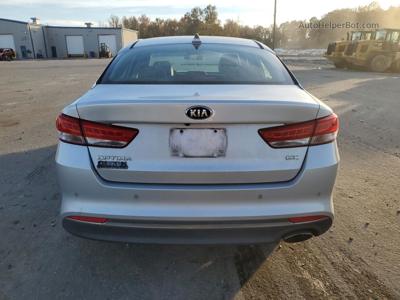 2018 Kia Optima Ex Silver vin: 5XXGU4L3XJG198280