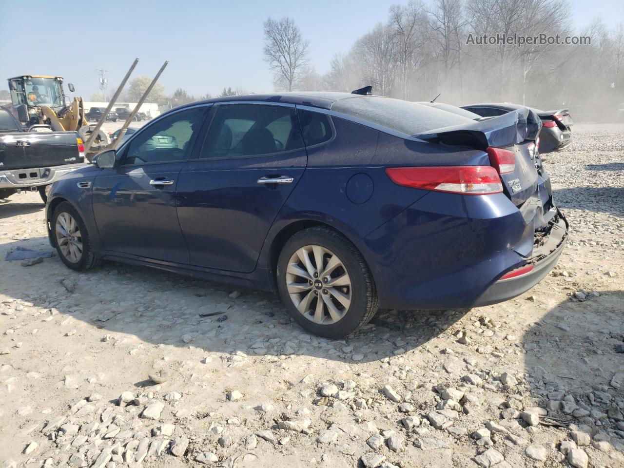 2018 Kia Optima Ex Синий vin: 5XXGU4L3XJG207947