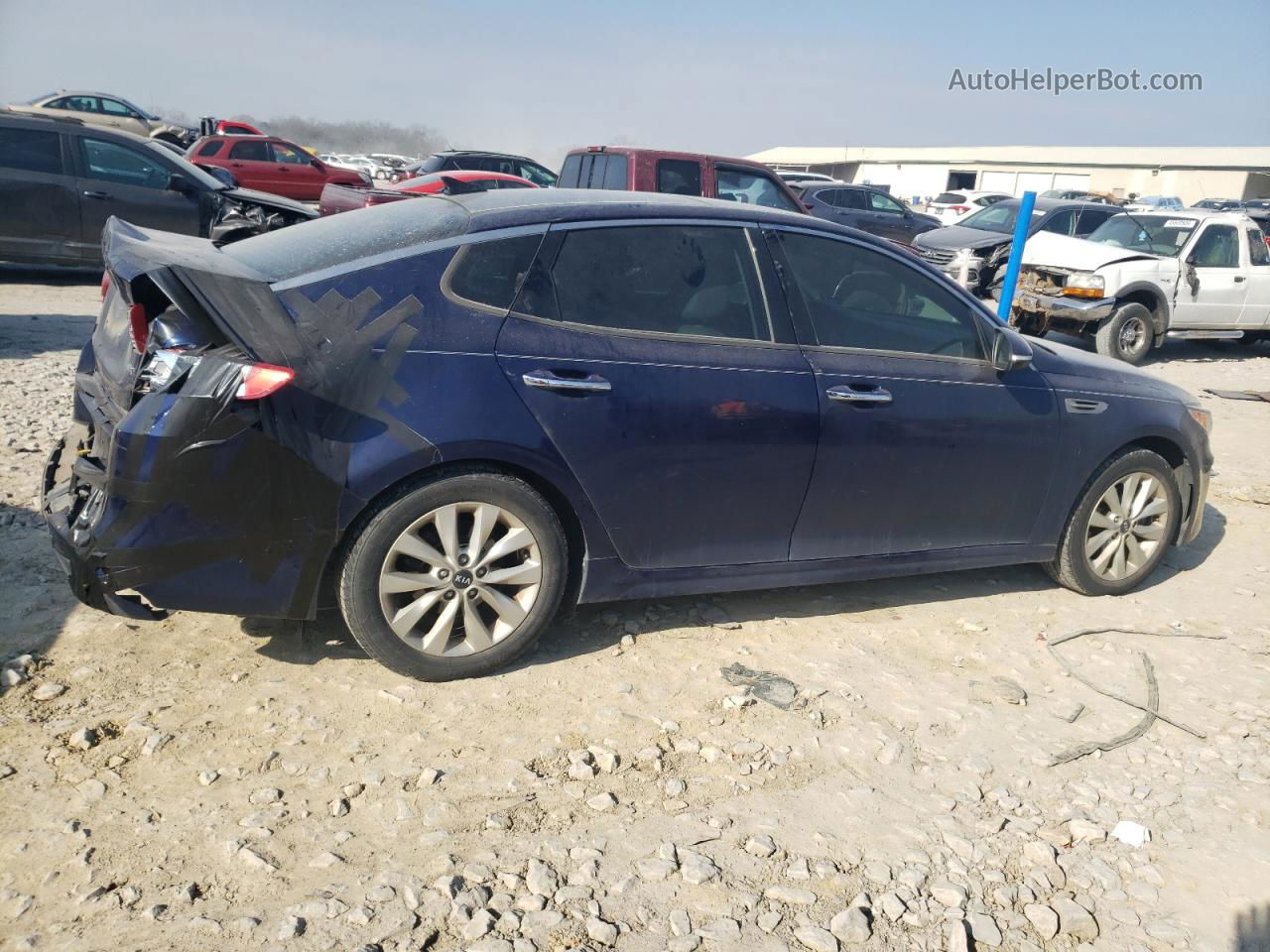 2018 Kia Optima Ex Blue vin: 5XXGU4L3XJG207947