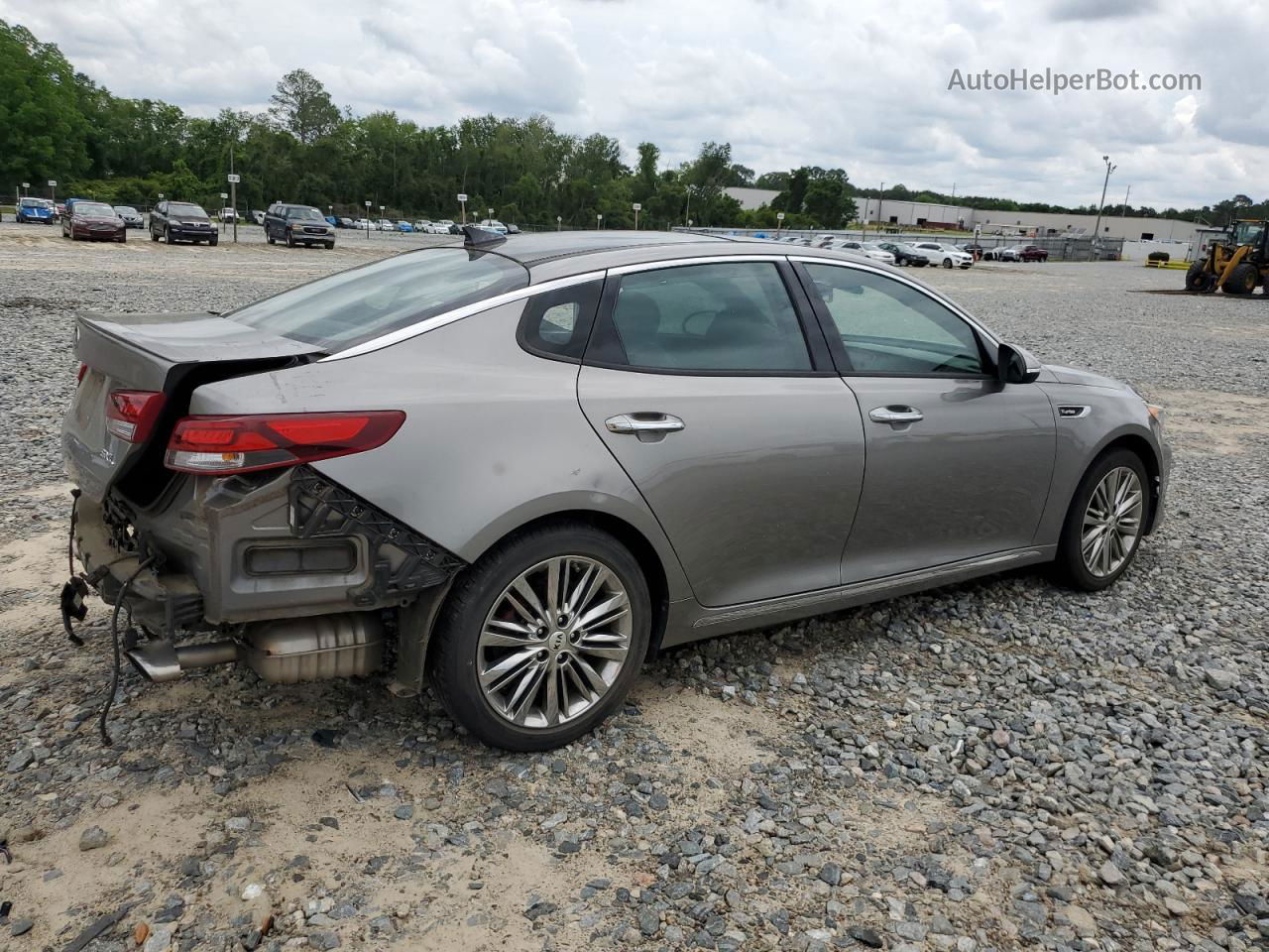 2017 Kia Optima Sxl Gray vin: 5XXGV4L21HG126737