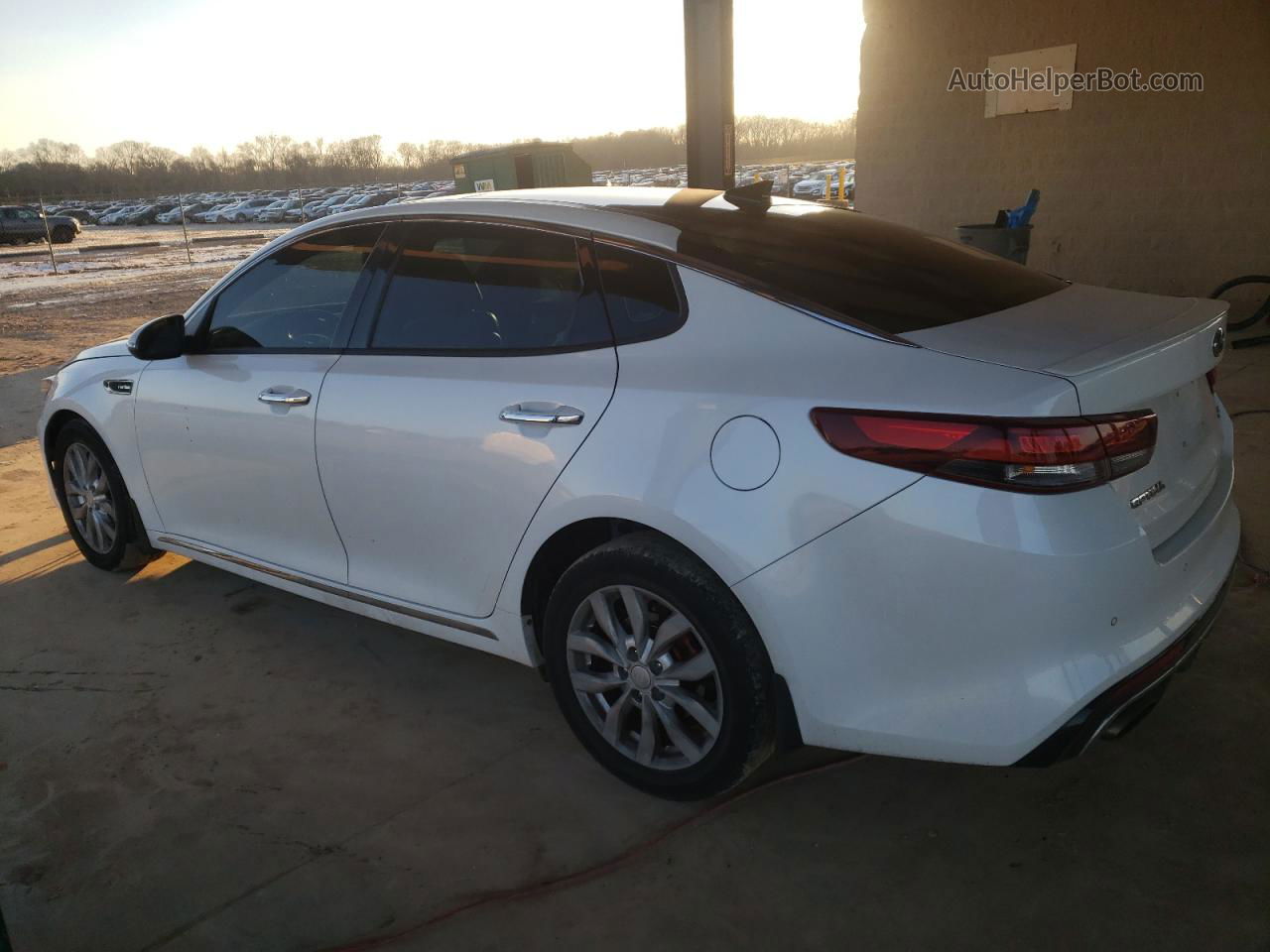 2016 Kia Optima Sxl White vin: 5XXGV4L22GG023955