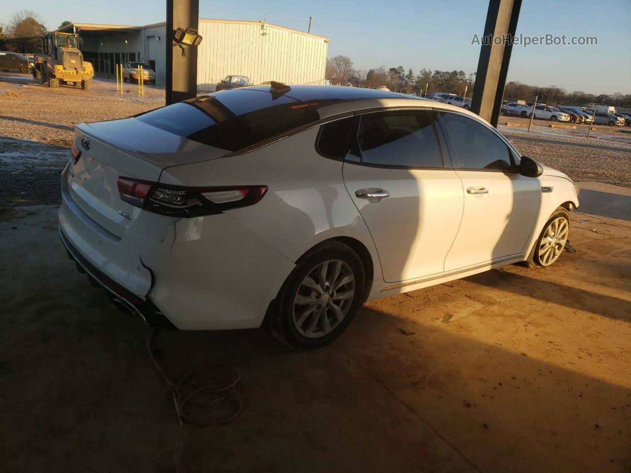 2016 Kia Optima Sxl White vin: 5XXGV4L22GG023955