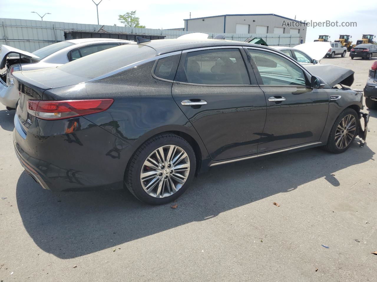 2017 Kia Optima Sxl Black vin: 5XXGV4L29HG171263