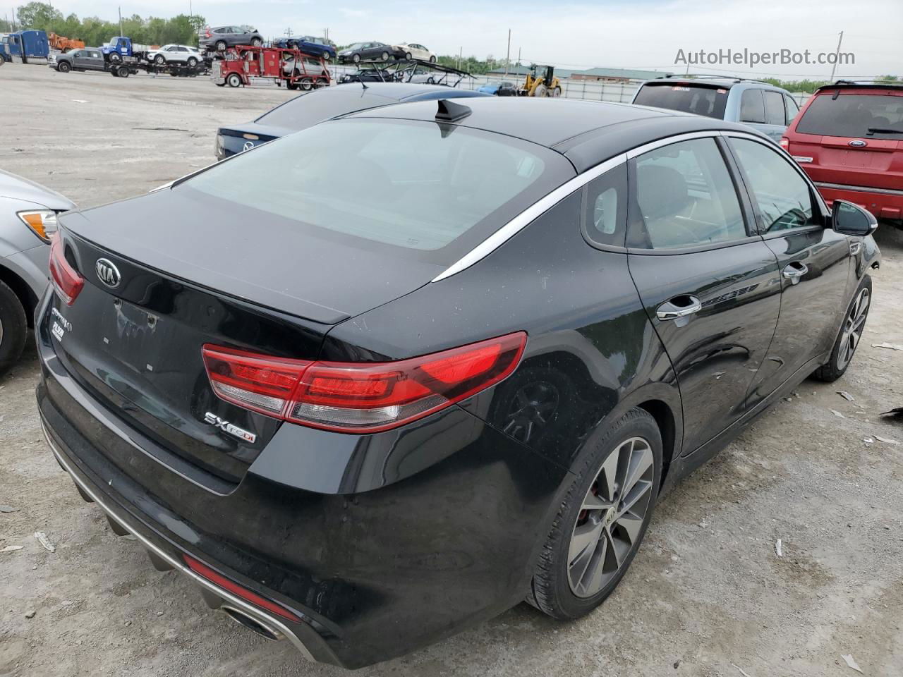 2016 Kia Optima Sx Black vin: 5XXGW4L20GG042582