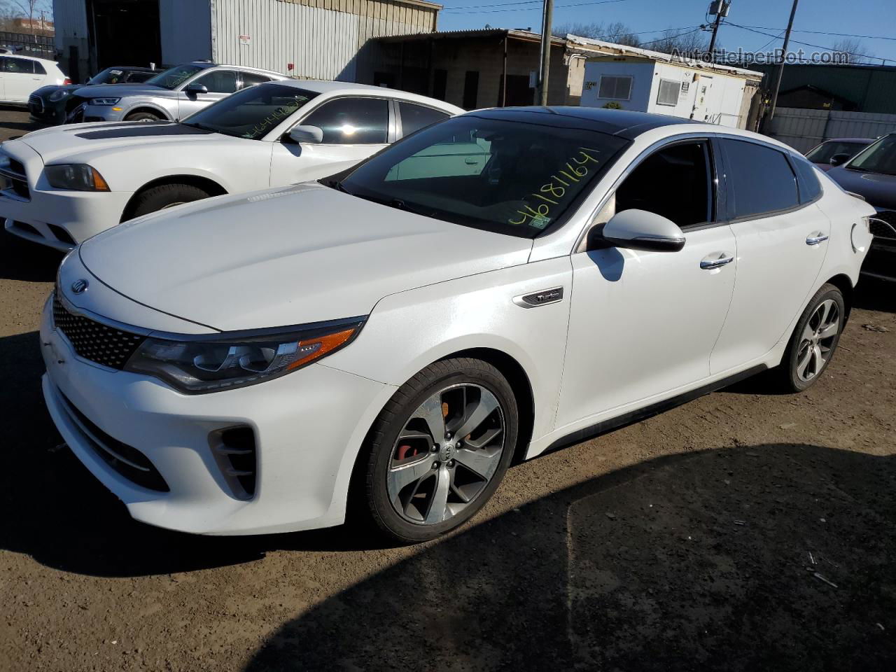 2017 Kia Optima Sx Белый vin: 5XXGW4L20HG169317