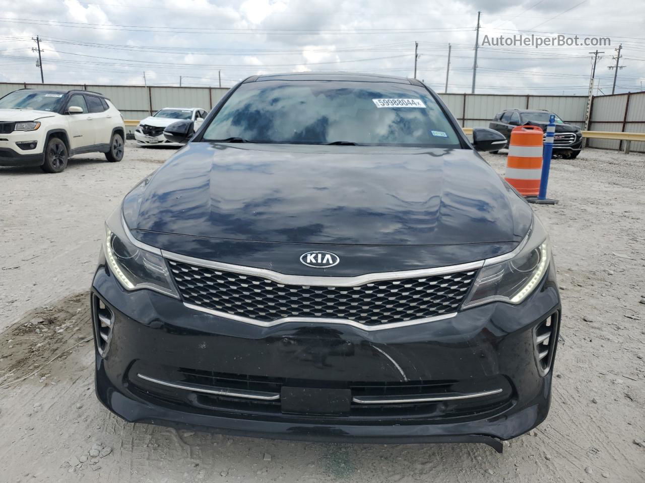 2016 Kia Optima Sx Черный vin: 5XXGW4L22GG077527