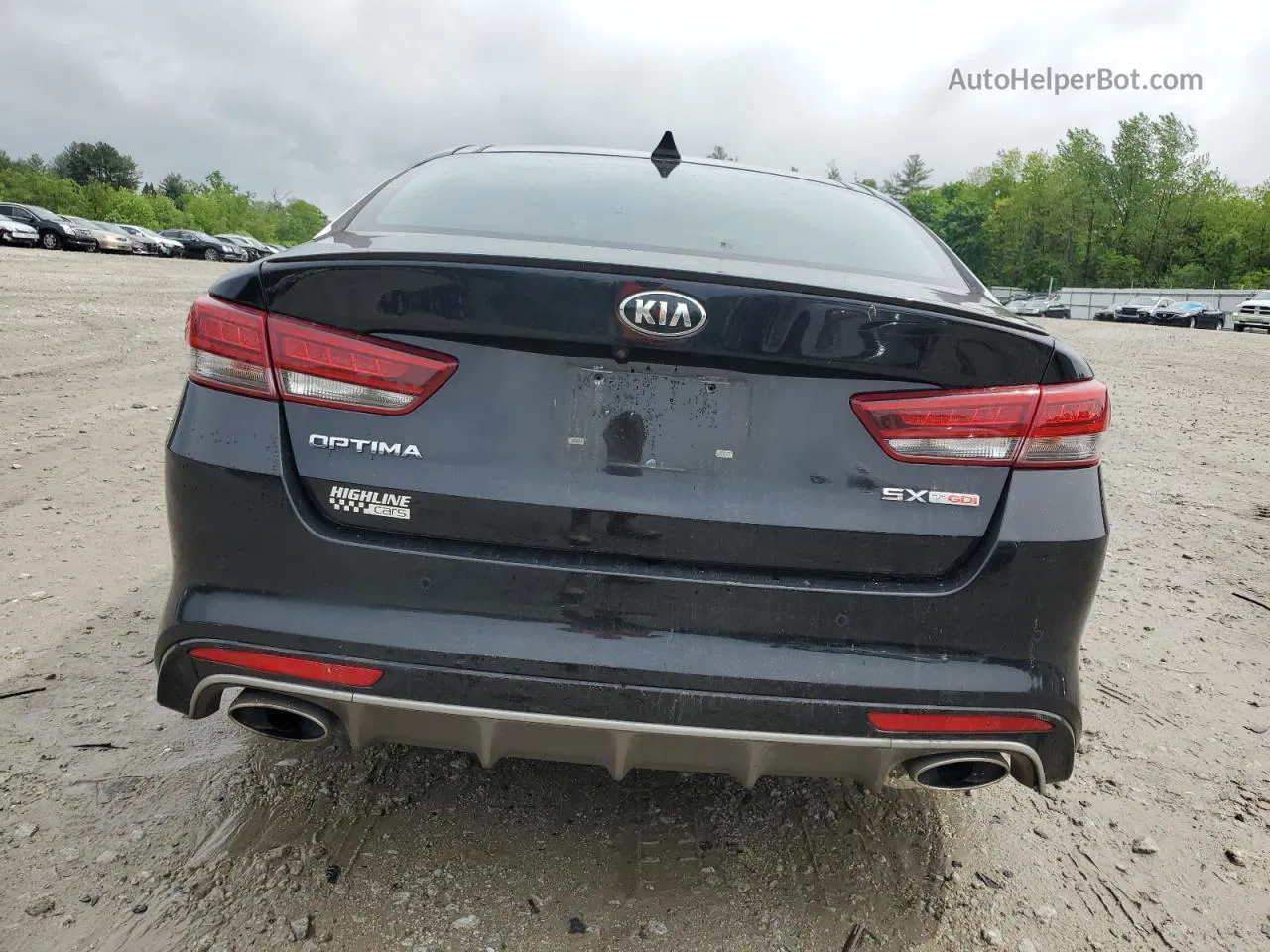 2017 Kia Optima Sx Black vin: 5XXGW4L23HG171952