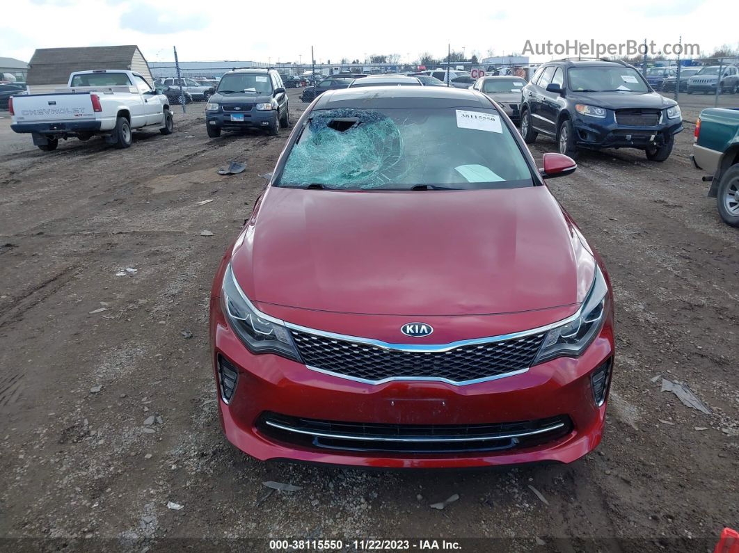 2018 Kia Optima Sx Turbo Red vin: 5XXGW4L23JG190636