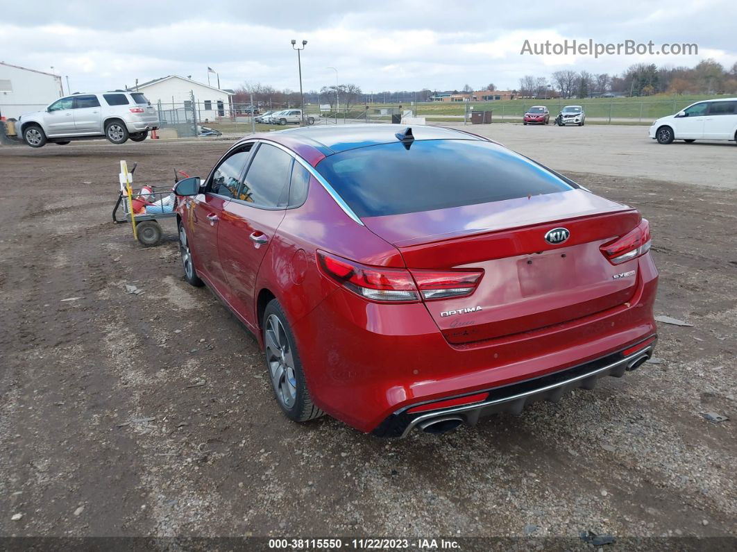 2018 Kia Optima Sx Turbo Red vin: 5XXGW4L23JG190636