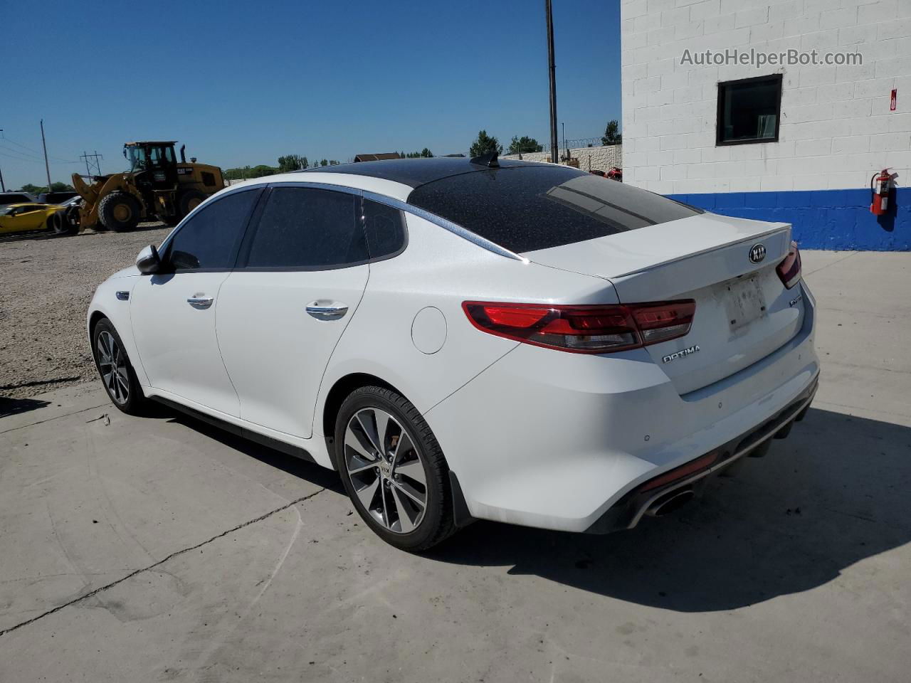 2016 Kia Optima Sx White vin: 5XXGW4L24GG046053