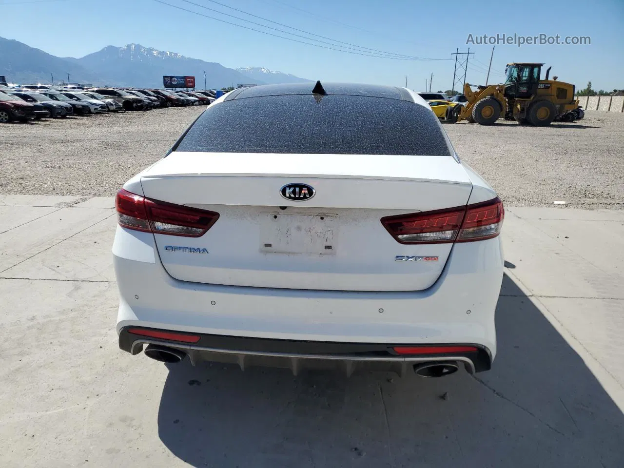 2016 Kia Optima Sx White vin: 5XXGW4L24GG046053