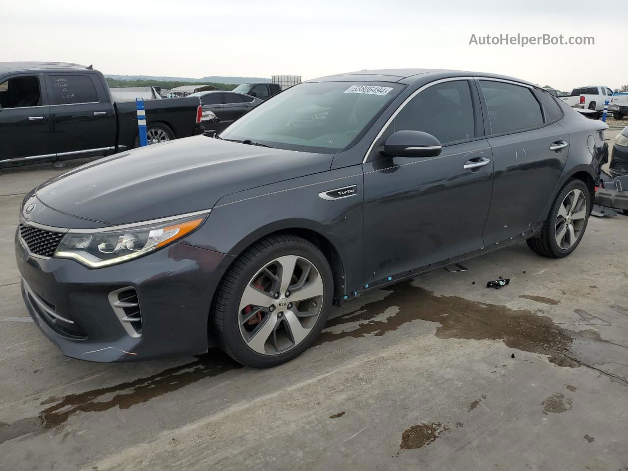 2017 Kia Optima Sx Угольный vin: 5XXGW4L25HG165585