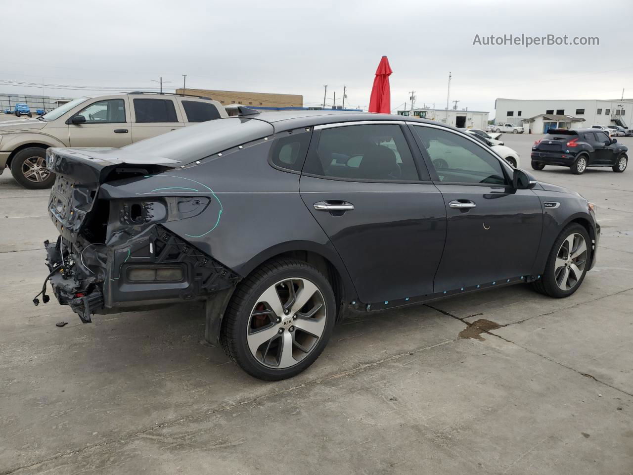 2017 Kia Optima Sx Угольный vin: 5XXGW4L25HG165585