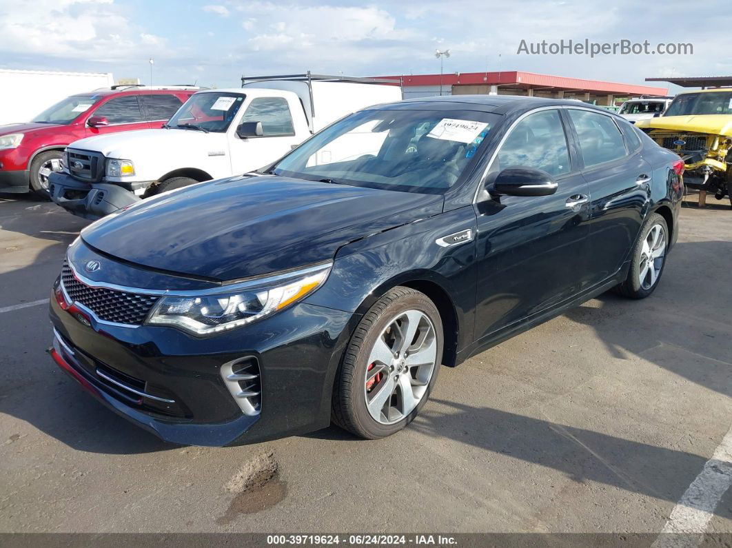 2017 Kia Optima Sx Turbo Black vin: 5XXGW4L26HG173212