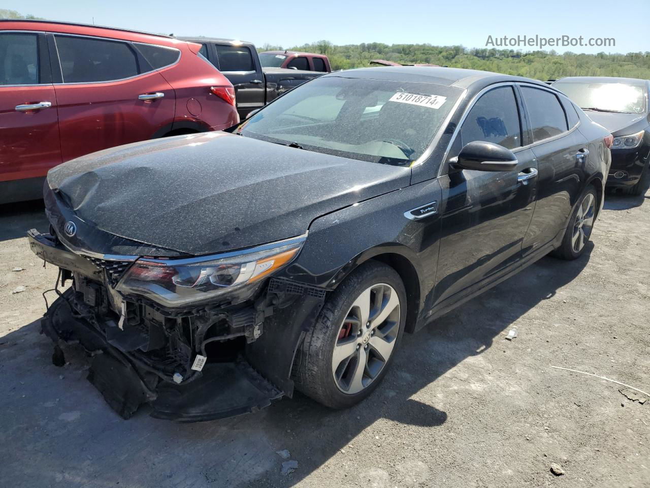 2017 Kia Optima Sx Black vin: 5XXGW4L28HG138963