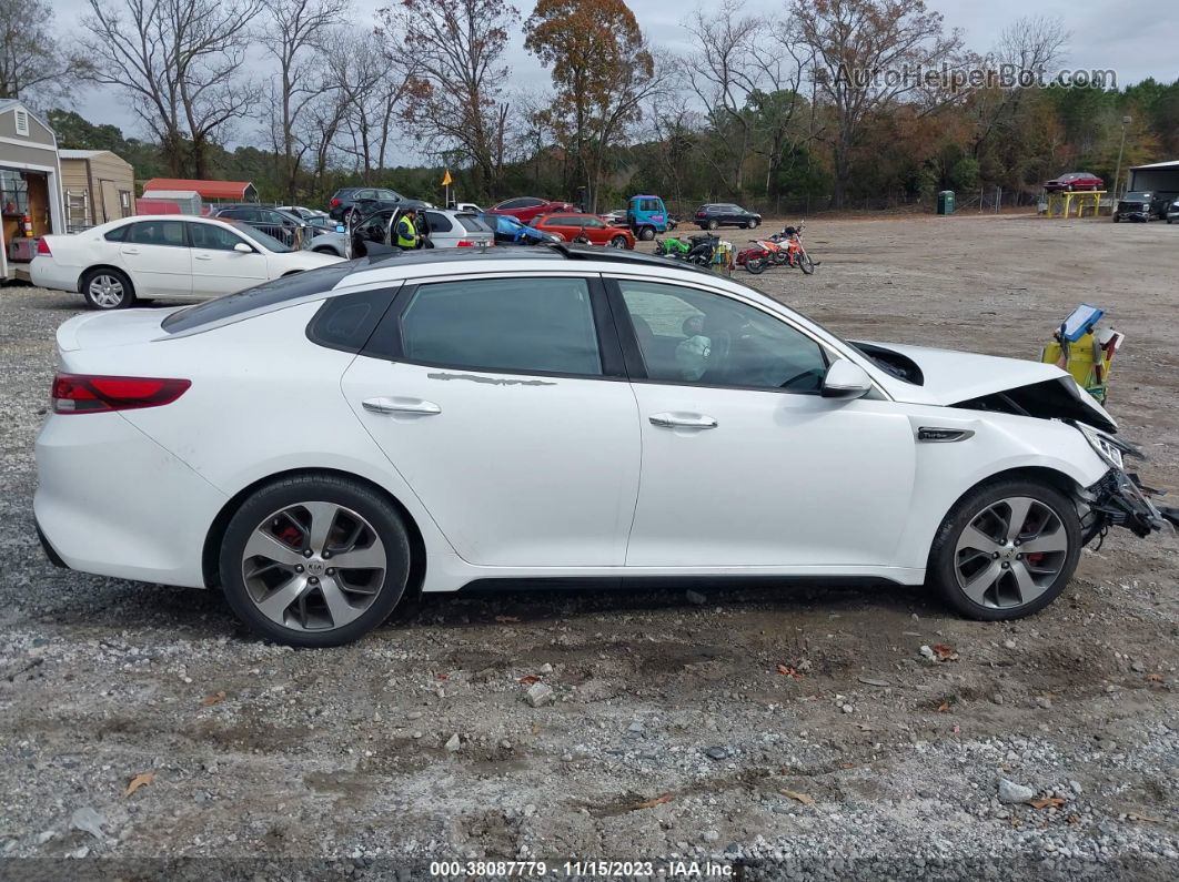 2016 Kia Optima Sx Turbo White vin: 5XXGW4L2XGG016720