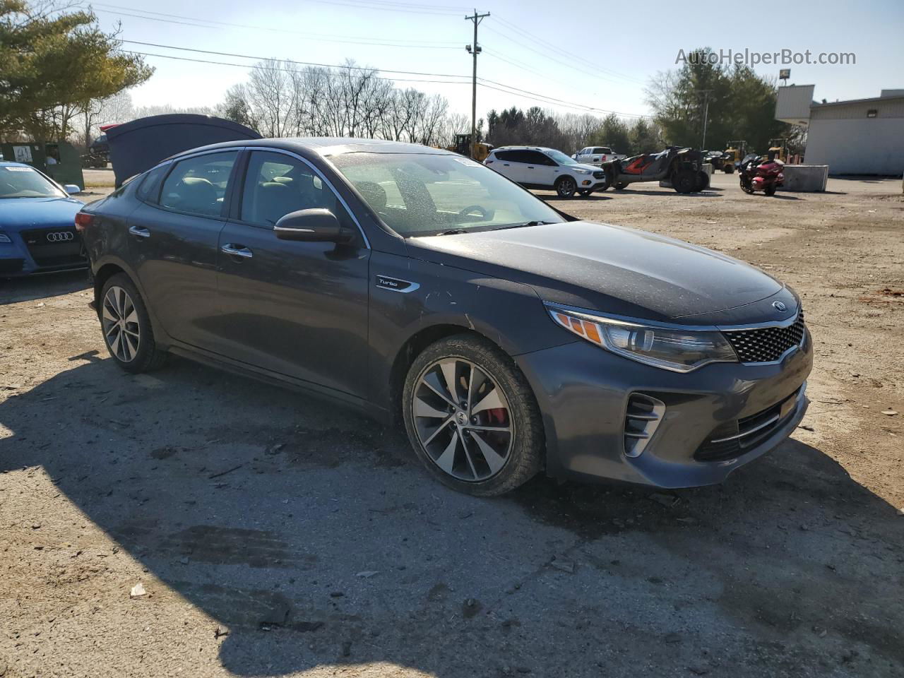 2016 Kia Optima Sx Серый vin: 5XXGW4L2XGG095368