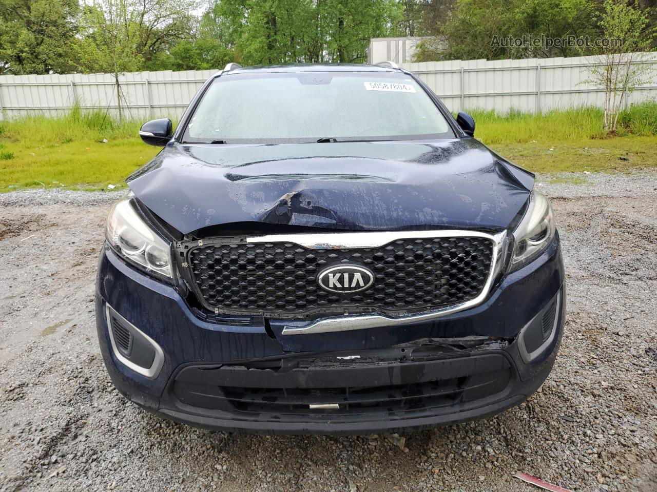 2017 Kia Sorento Lx Синий vin: 5XYPG4A30HG194657