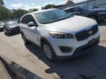 2017 Kia Sorento Lx White vin: 5XYPG4A30HG196862