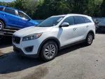 2017 Kia Sorento Lx White vin: 5XYPG4A30HG196862