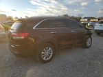 2017 Kia Sorento Lx Burgundy vin: 5XYPG4A30HG271298