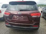 2017 Kia Sorento Lx Burgundy vin: 5XYPG4A30HG271317