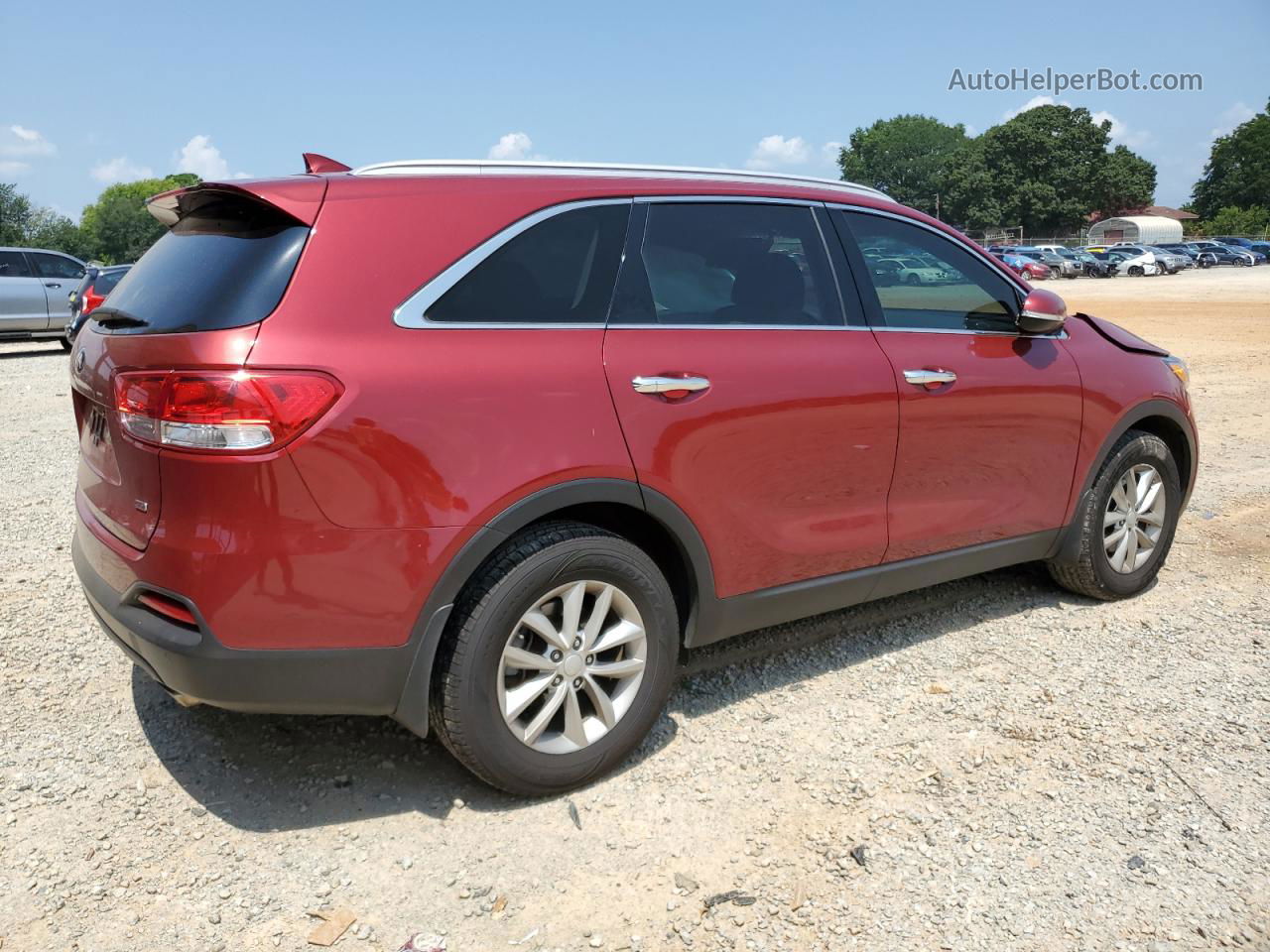 2017 Kia Sorento Lx Red vin: 5XYPG4A30HG277439