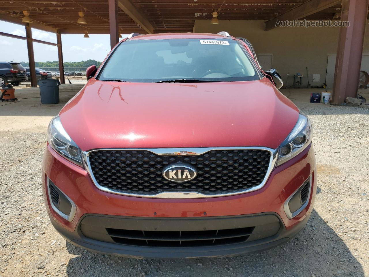 2017 Kia Sorento Lx Red vin: 5XYPG4A30HG277439