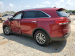 2017 Kia Sorento Lx Red vin: 5XYPG4A30HG277439